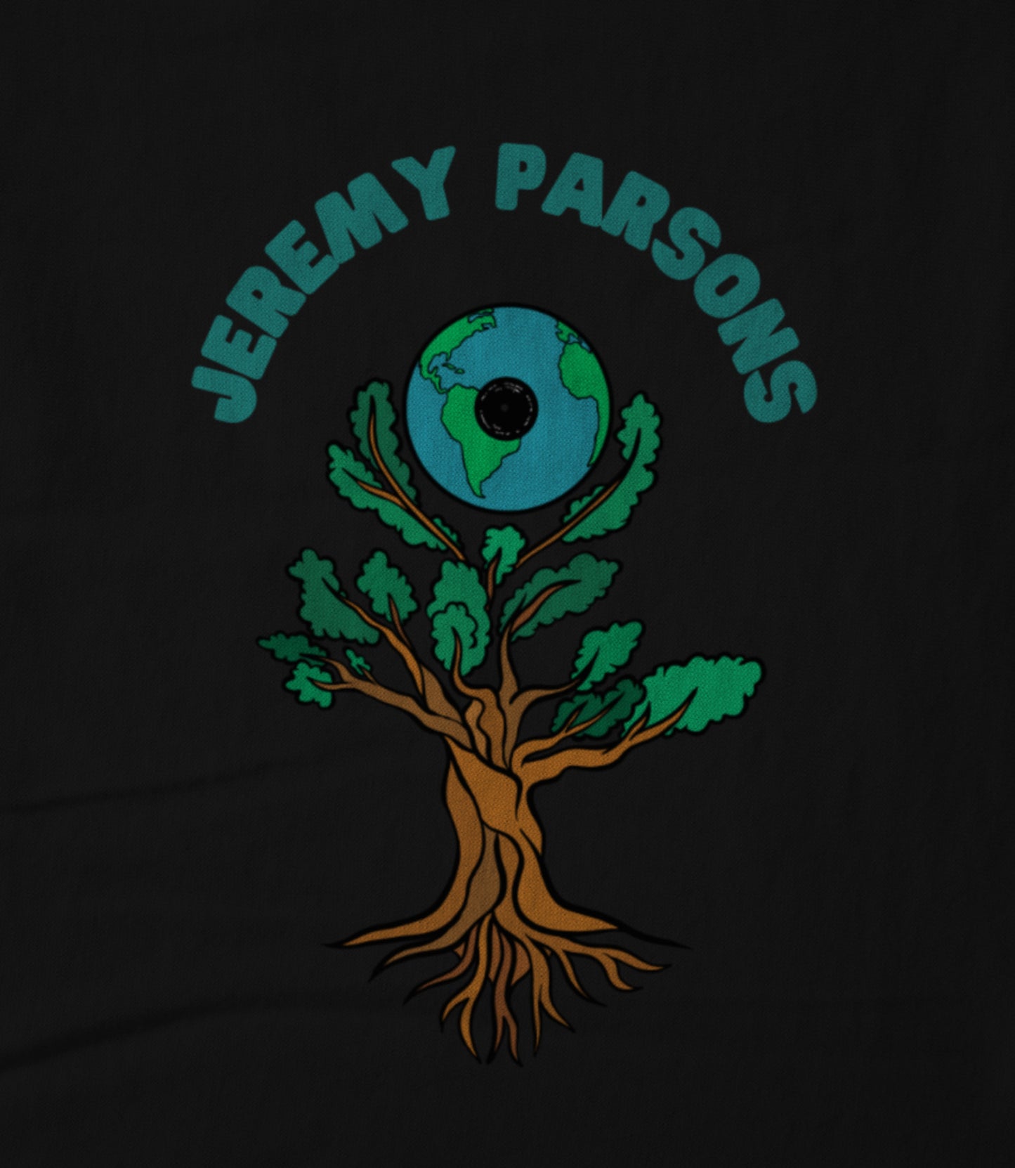 Jeremy Parsons Sit and Spin Logo Black Hoodie