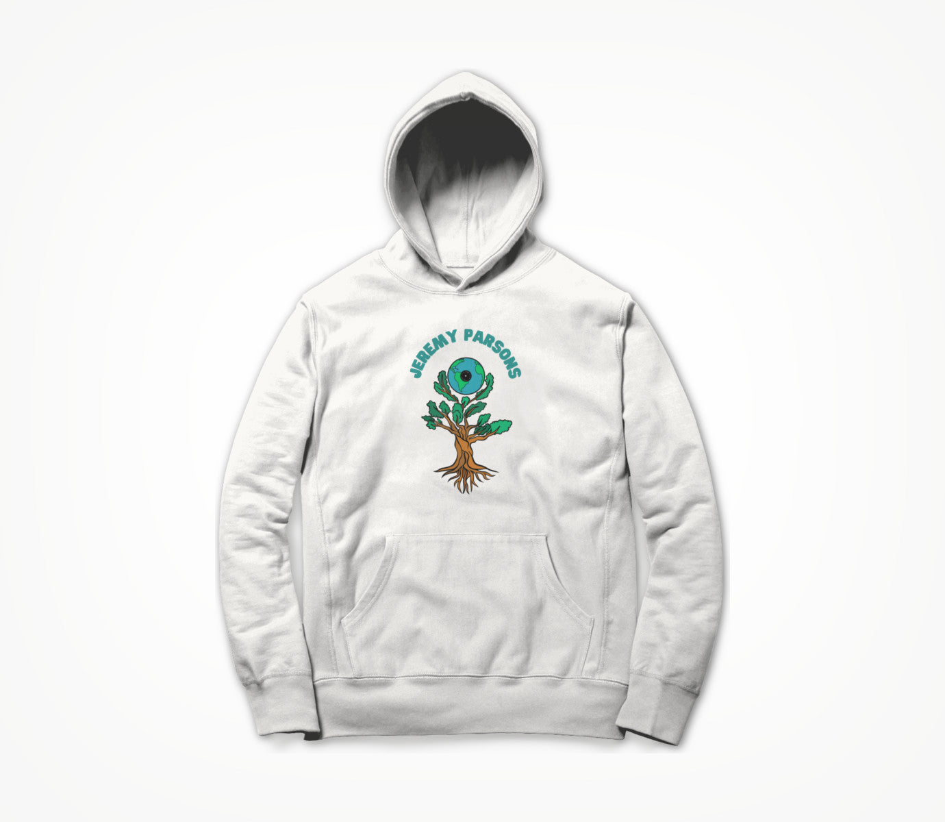 Jeremy Parsons Sit and Spin Logo White Hoodie