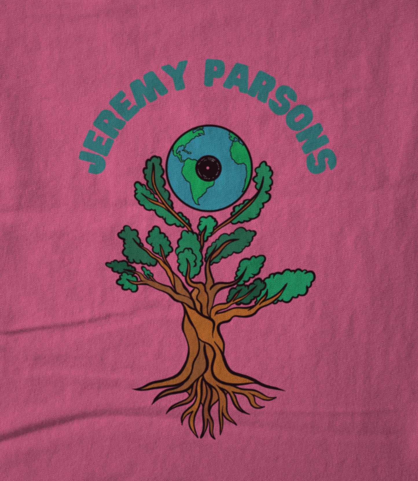 Jeremy Parsons Sit and Spin Logo Berry Pink Women's T-shirt