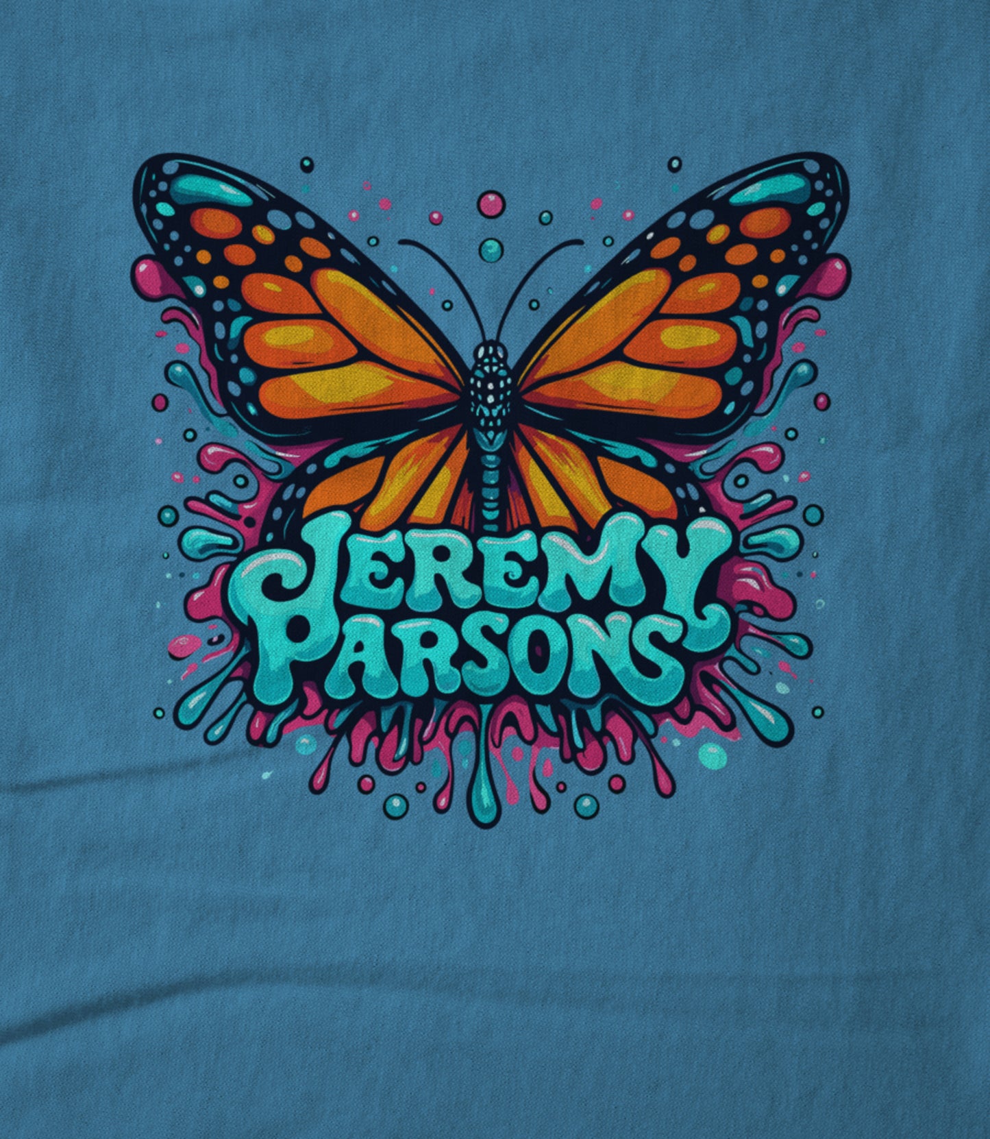 Jeremy Parsons Psychedelic Butterfly Unisex T-shirt