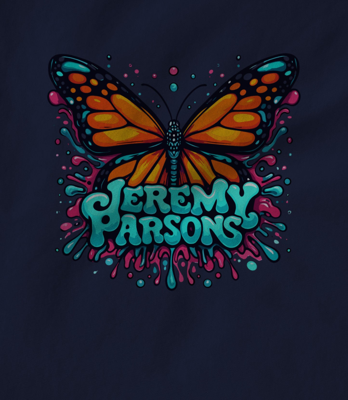 Jeremy Parsons Psychedelic Butterfly Hoodie