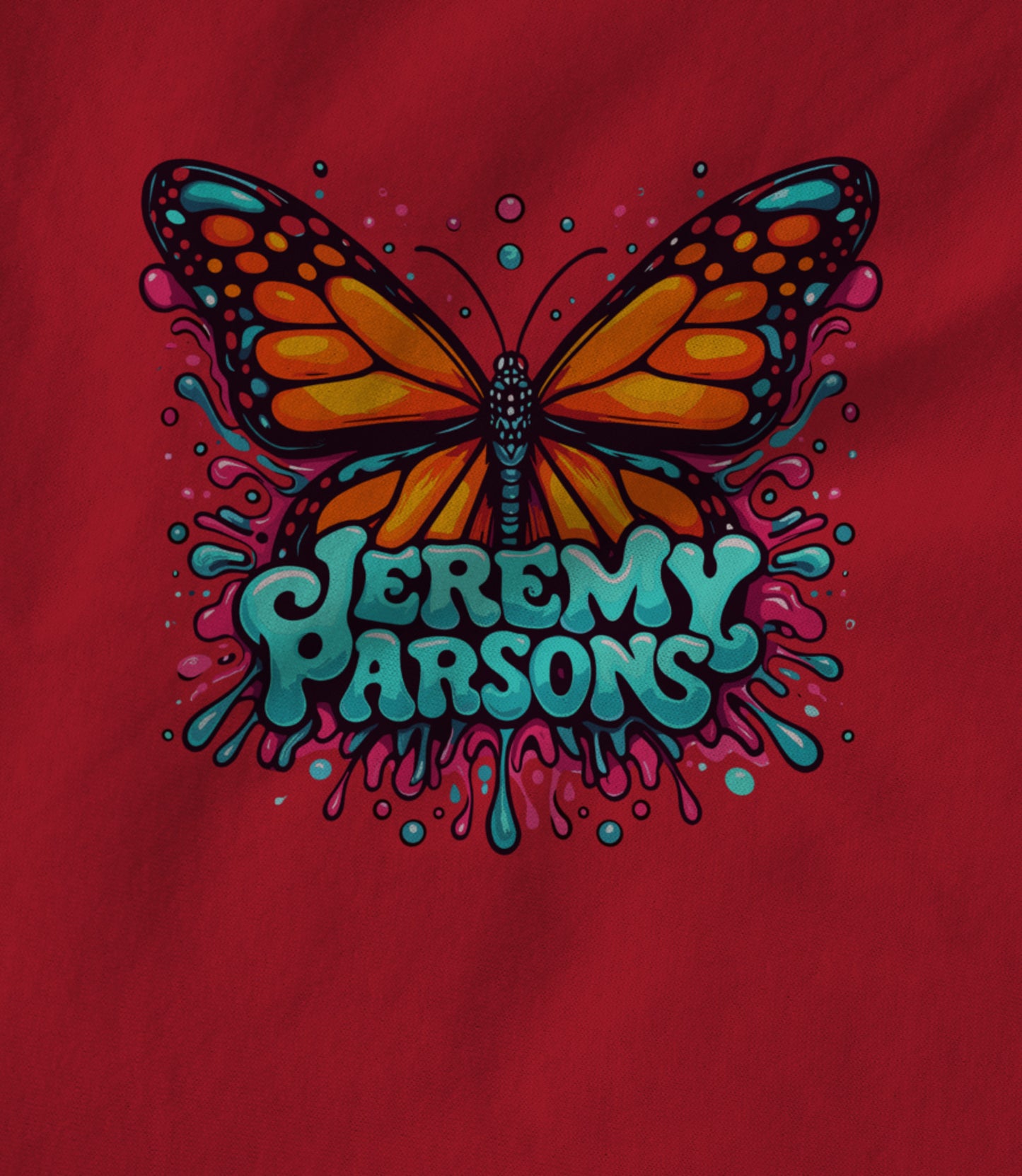 Jeremy Parsons Psychedelic Butterfly Hoodie