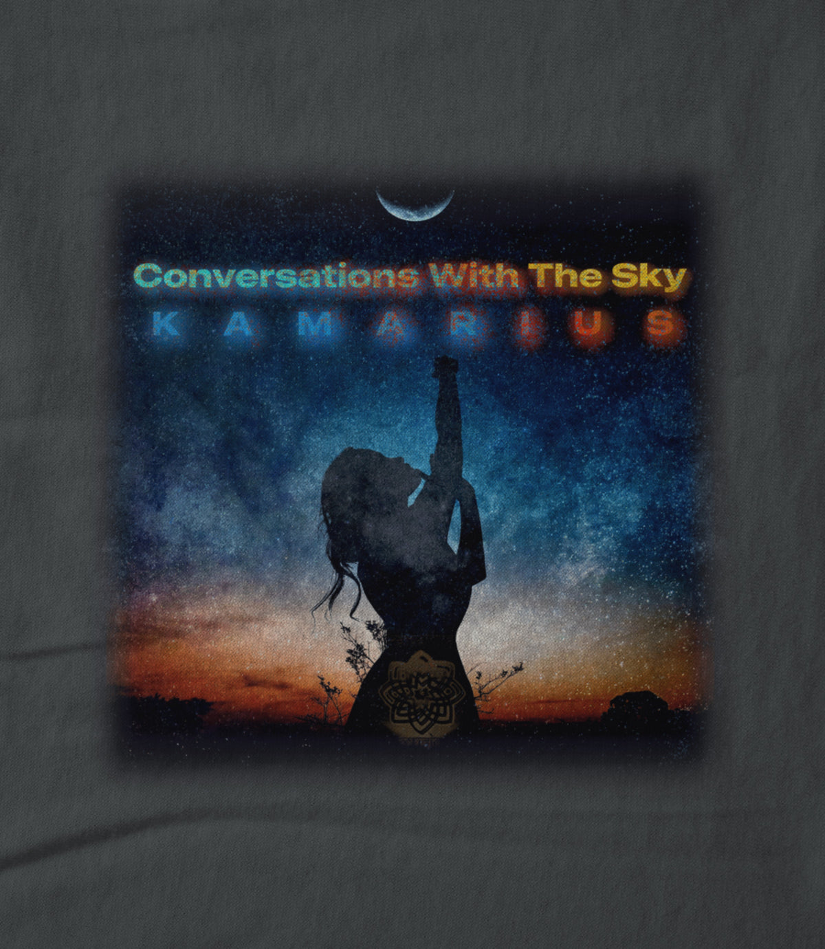 Conversations With The Sky by KaMarius Dark Heather Unisex T-shirt