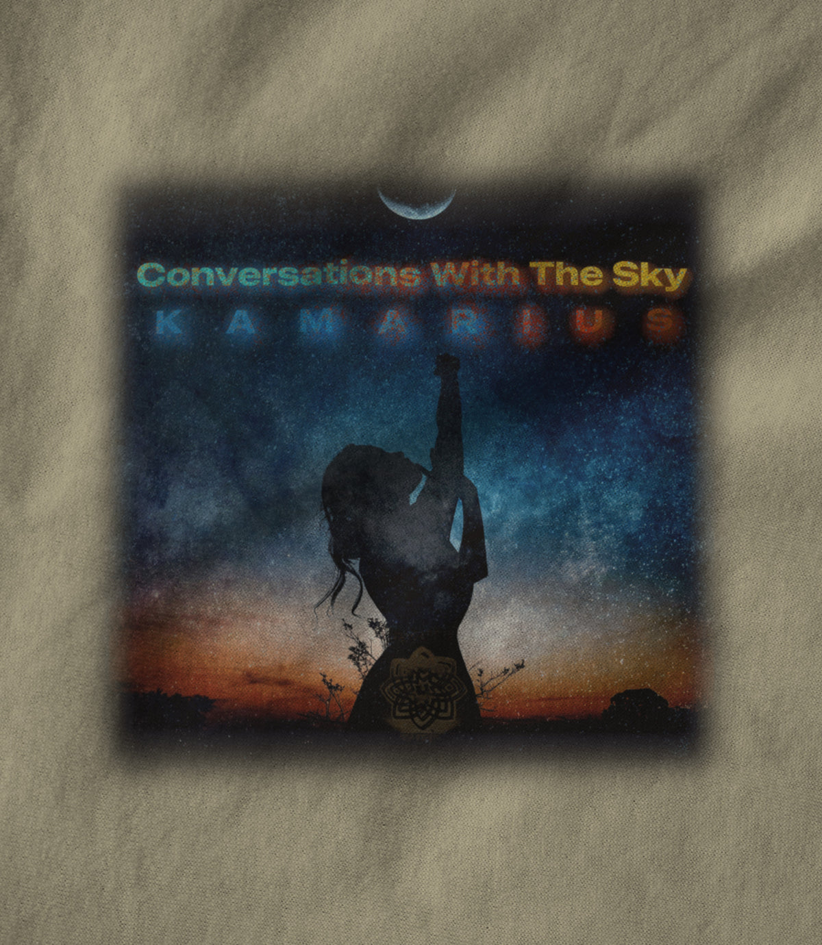 Conversations With The Sky by KaMarius Natural Unisex T-shirt