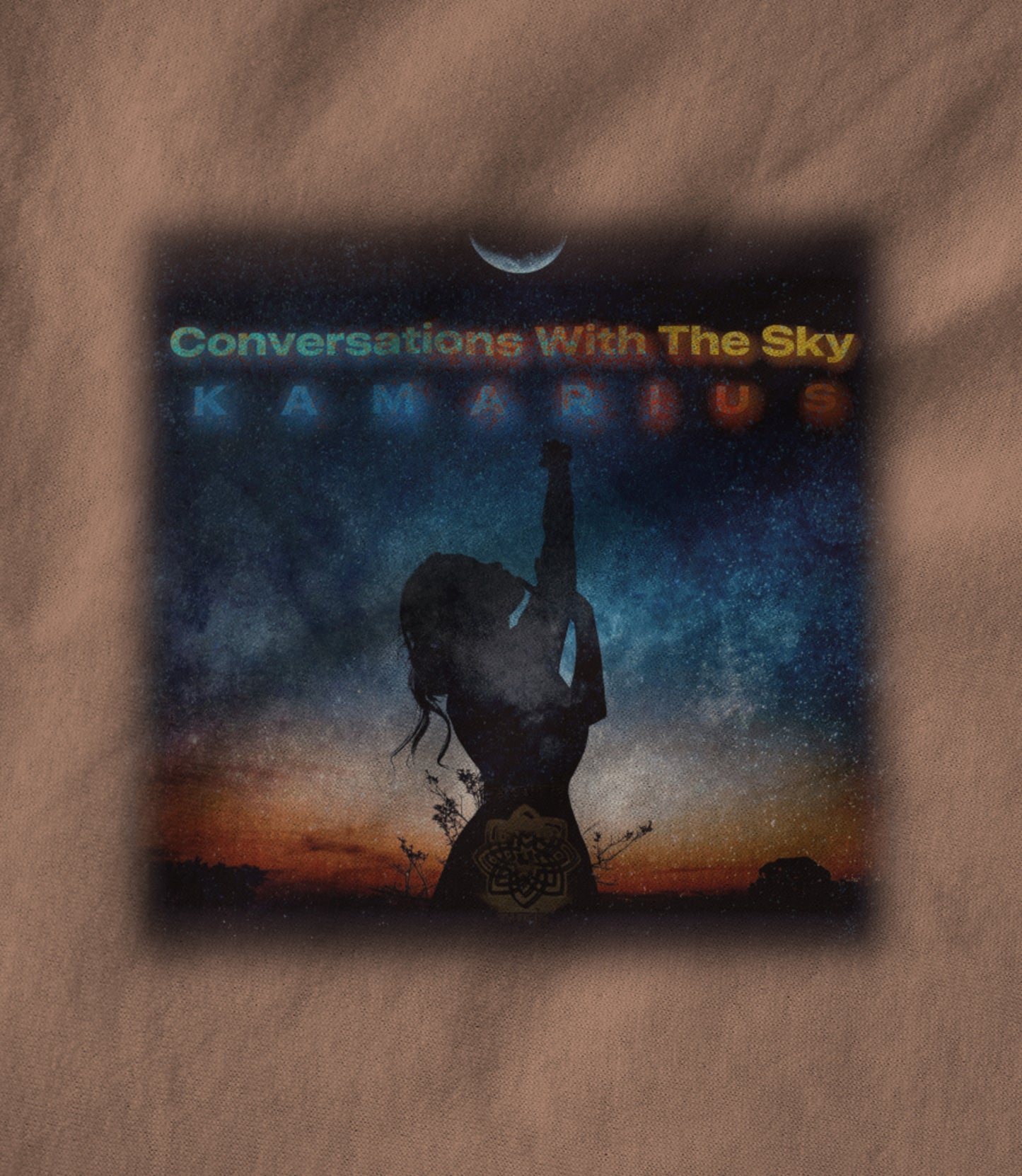 Conversations With The Sky by KaMarius Heather Peach Unisex T-shirt