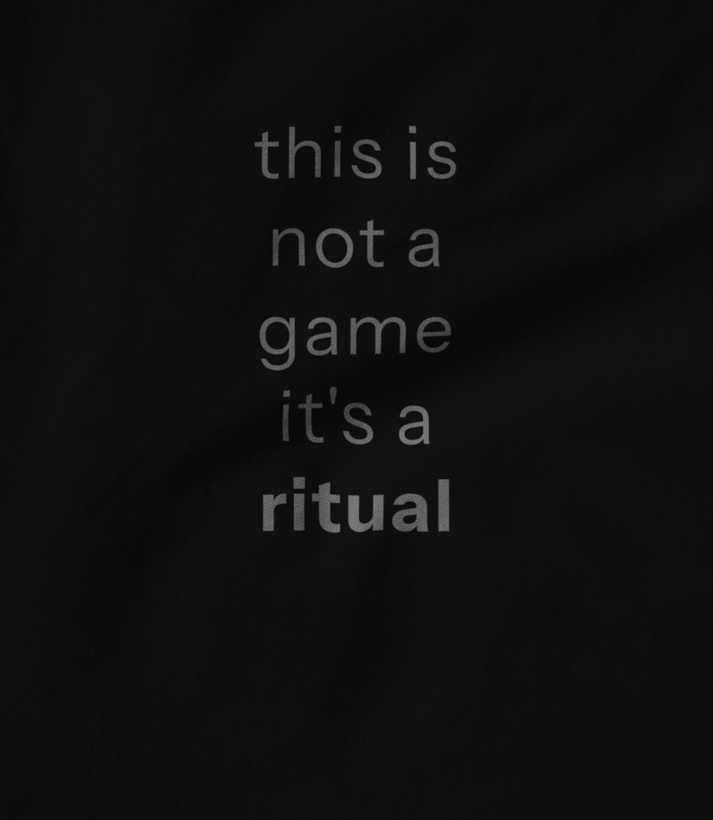 ritual (black) Women's T-shirt
