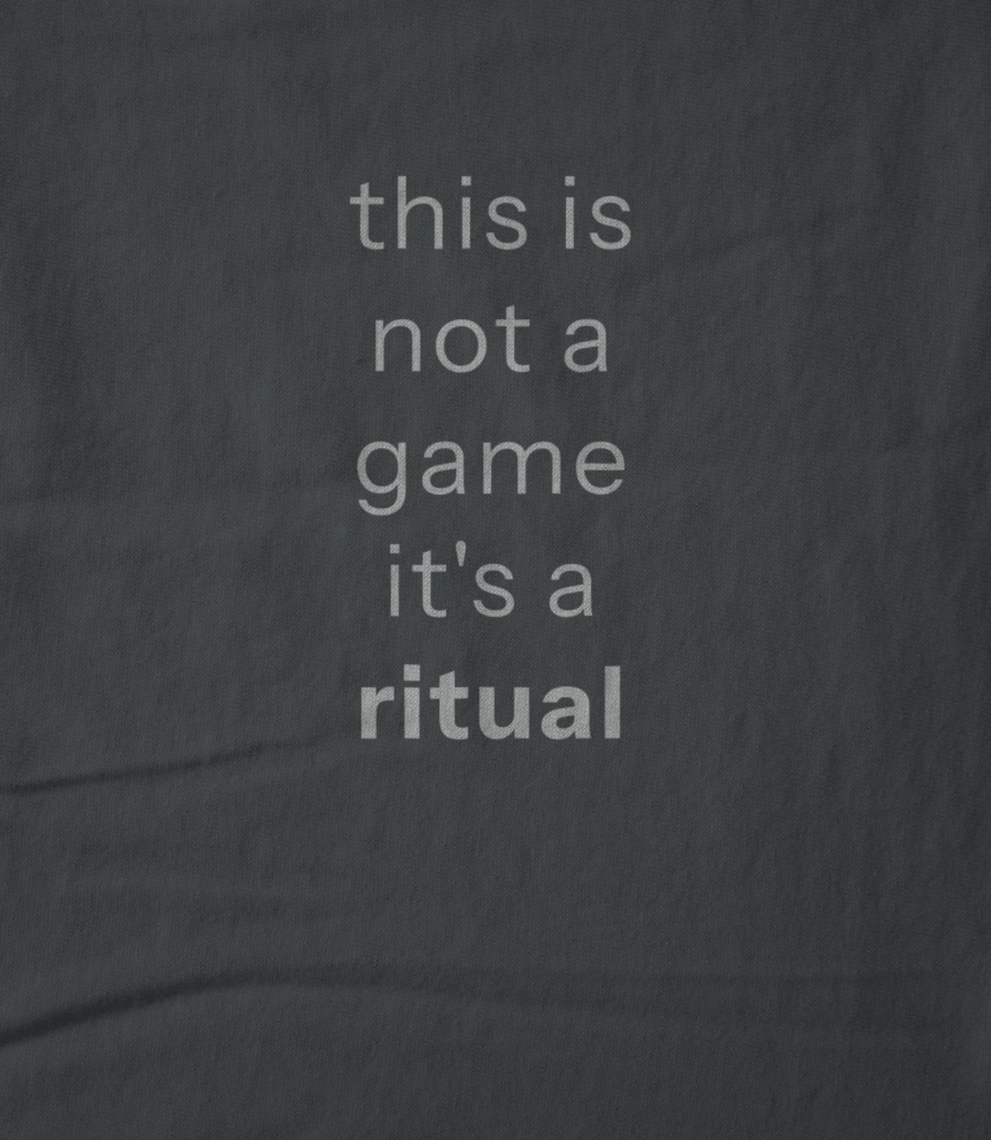 ritual (gray) Unisex T-shirt