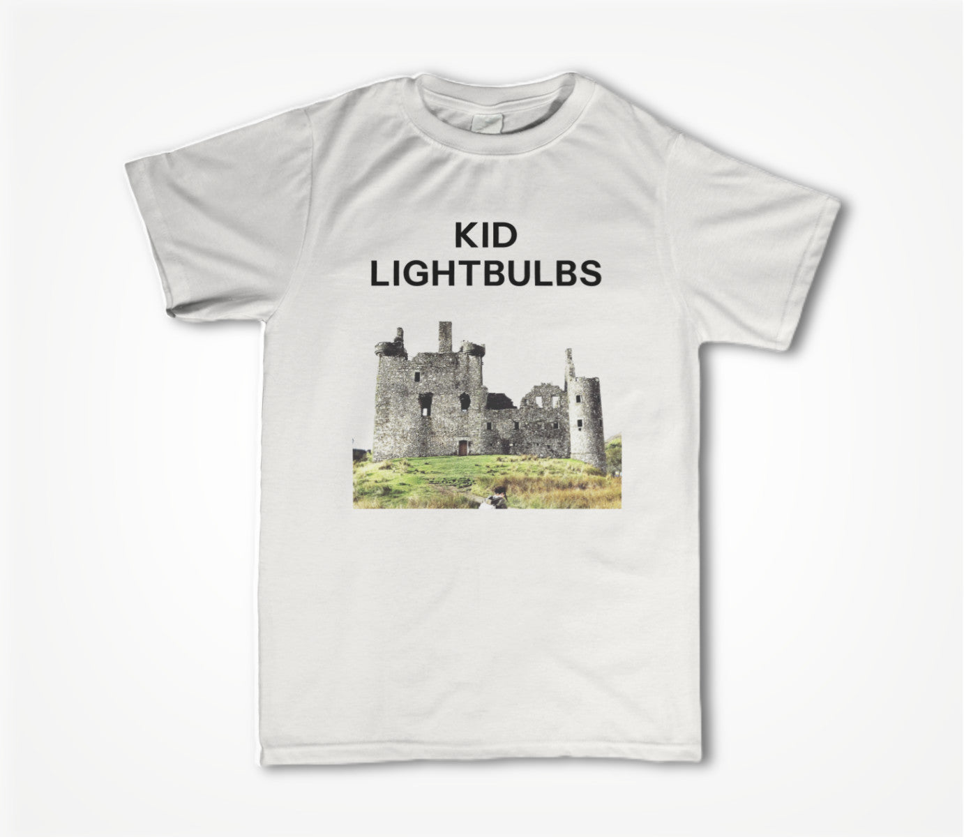 ruined castle (white) Unisex T-shirt