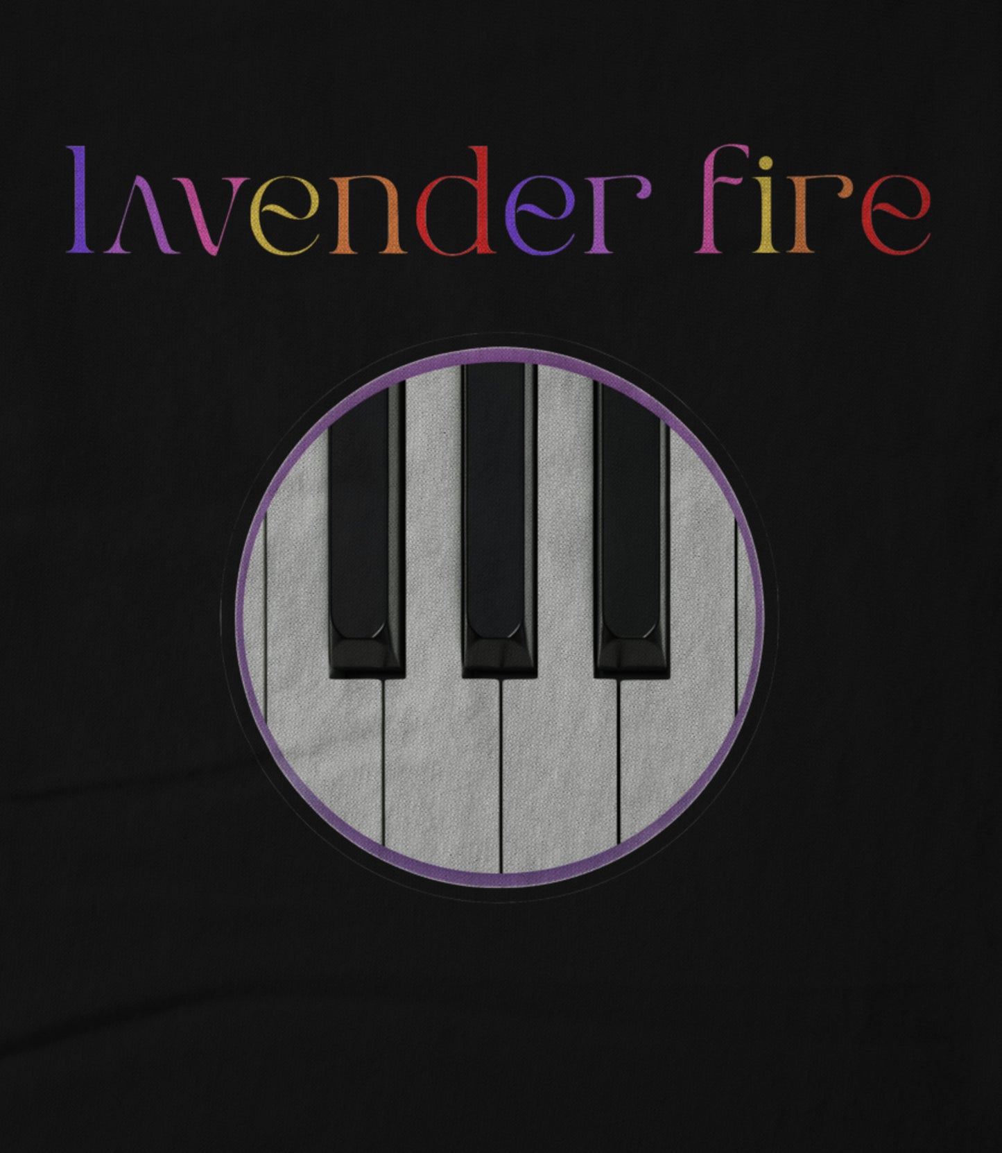 Colorful logo and piano Women's T-shirt