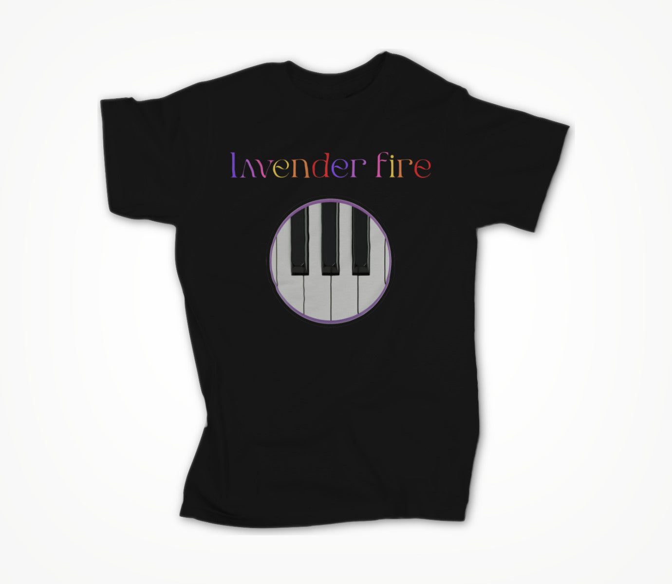 Colorful logo and piano Unisex T-shirt