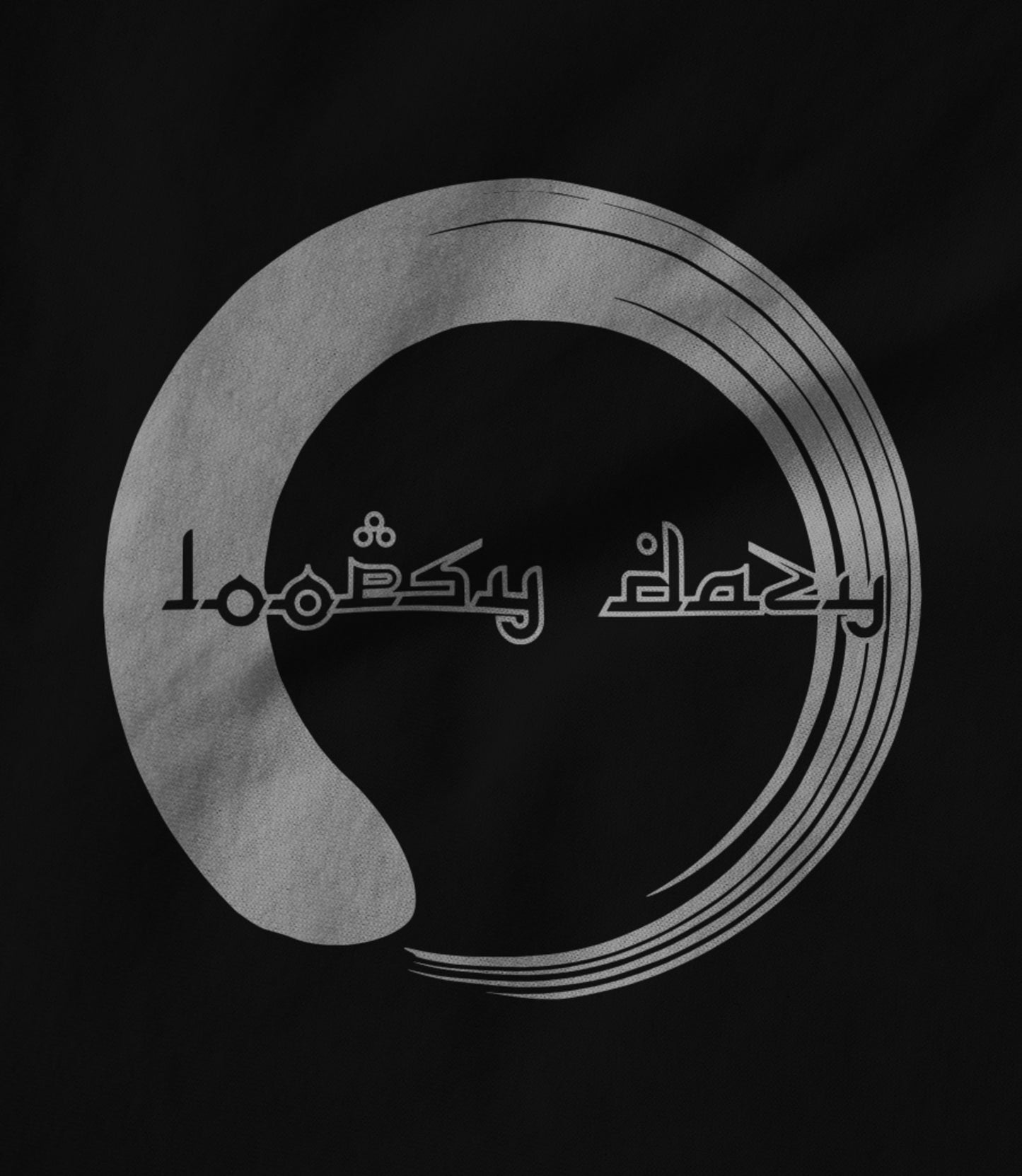 Black & White Zen Circle Hoodie