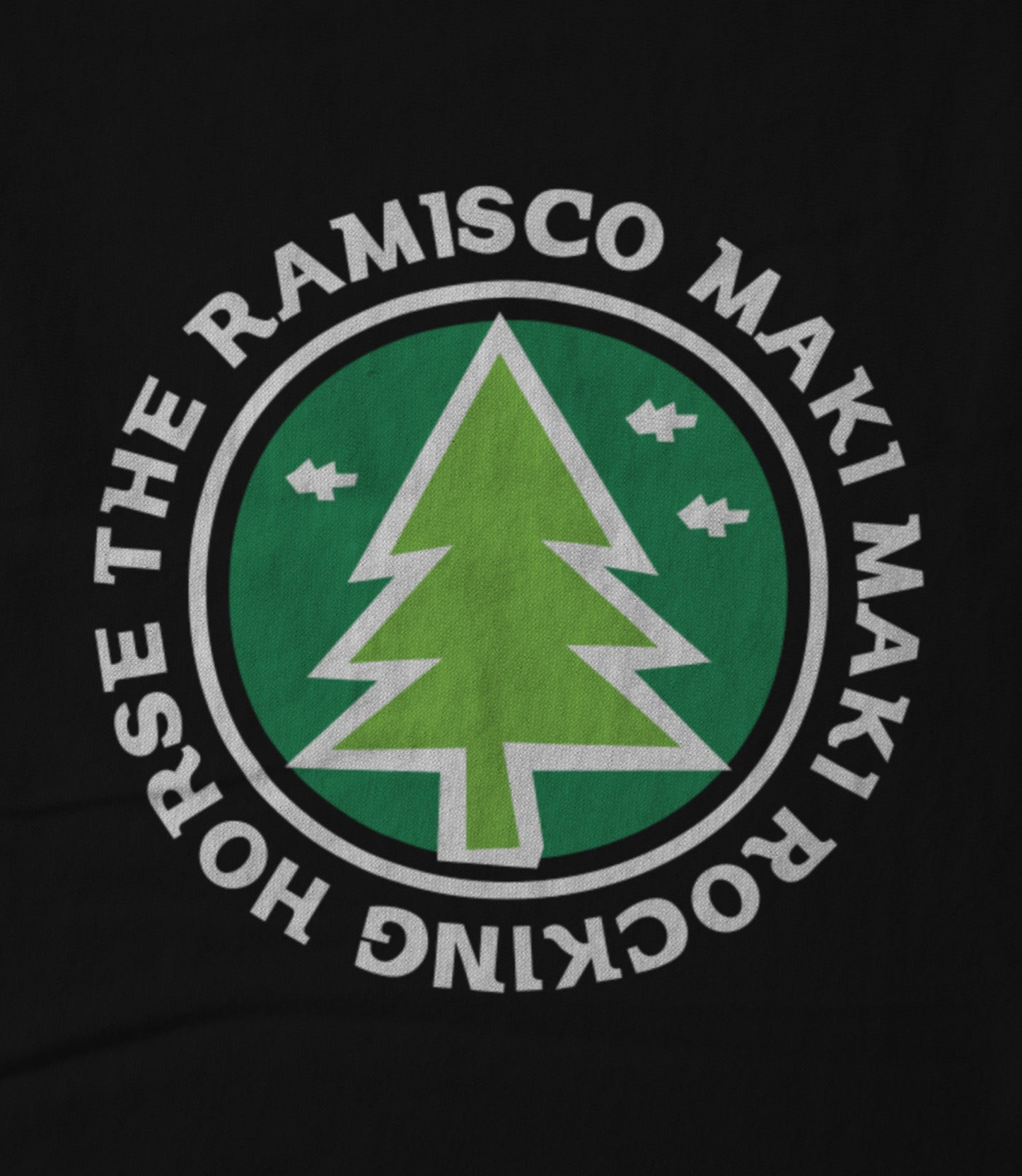 The Ramisco Maki Maki Rocking Horse - Tree Unisex T-shirt