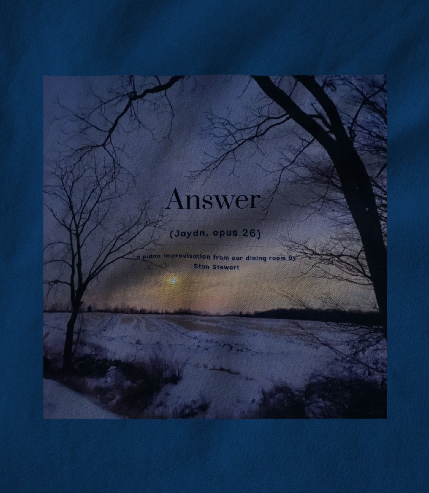 "Answer (Jaydn, opus 26)" cover Women's T-shirt