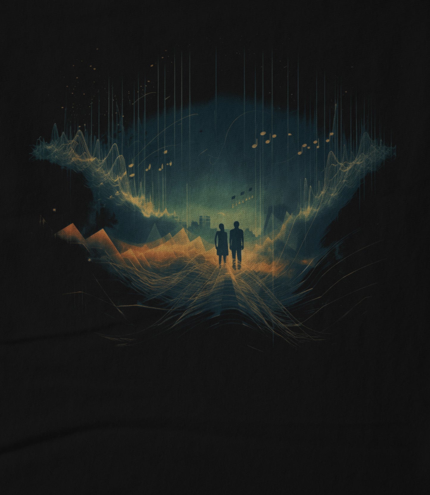 VIBE (Black) Unisex T-shirt