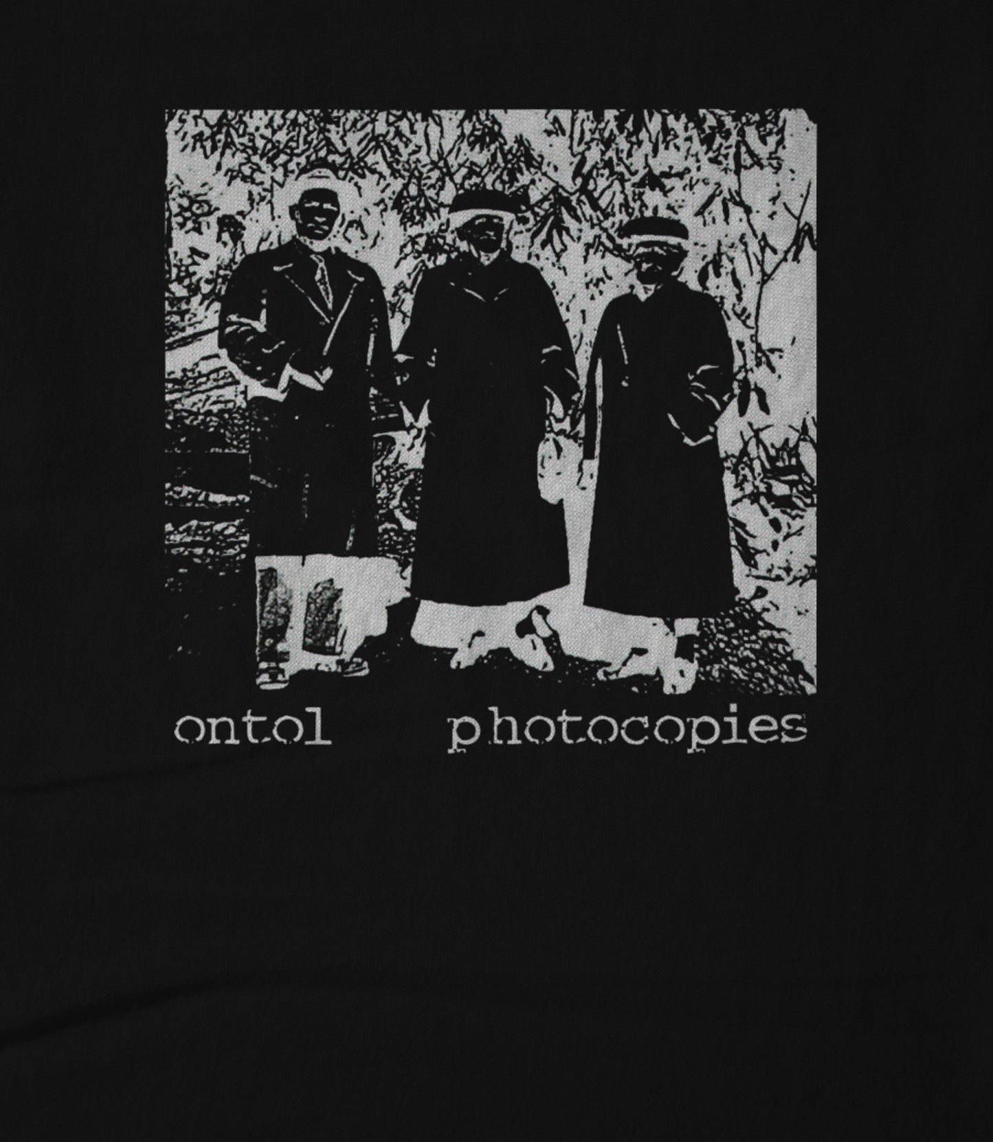 photocopies negative Hoodie