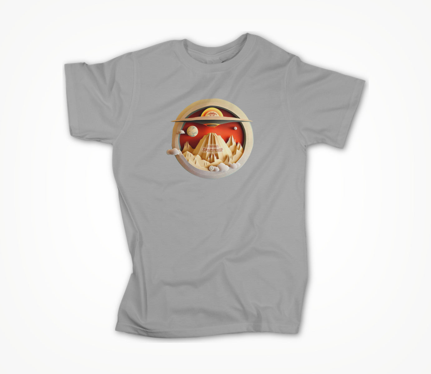 Terrible Spaceship UFO Unisex T-shirt