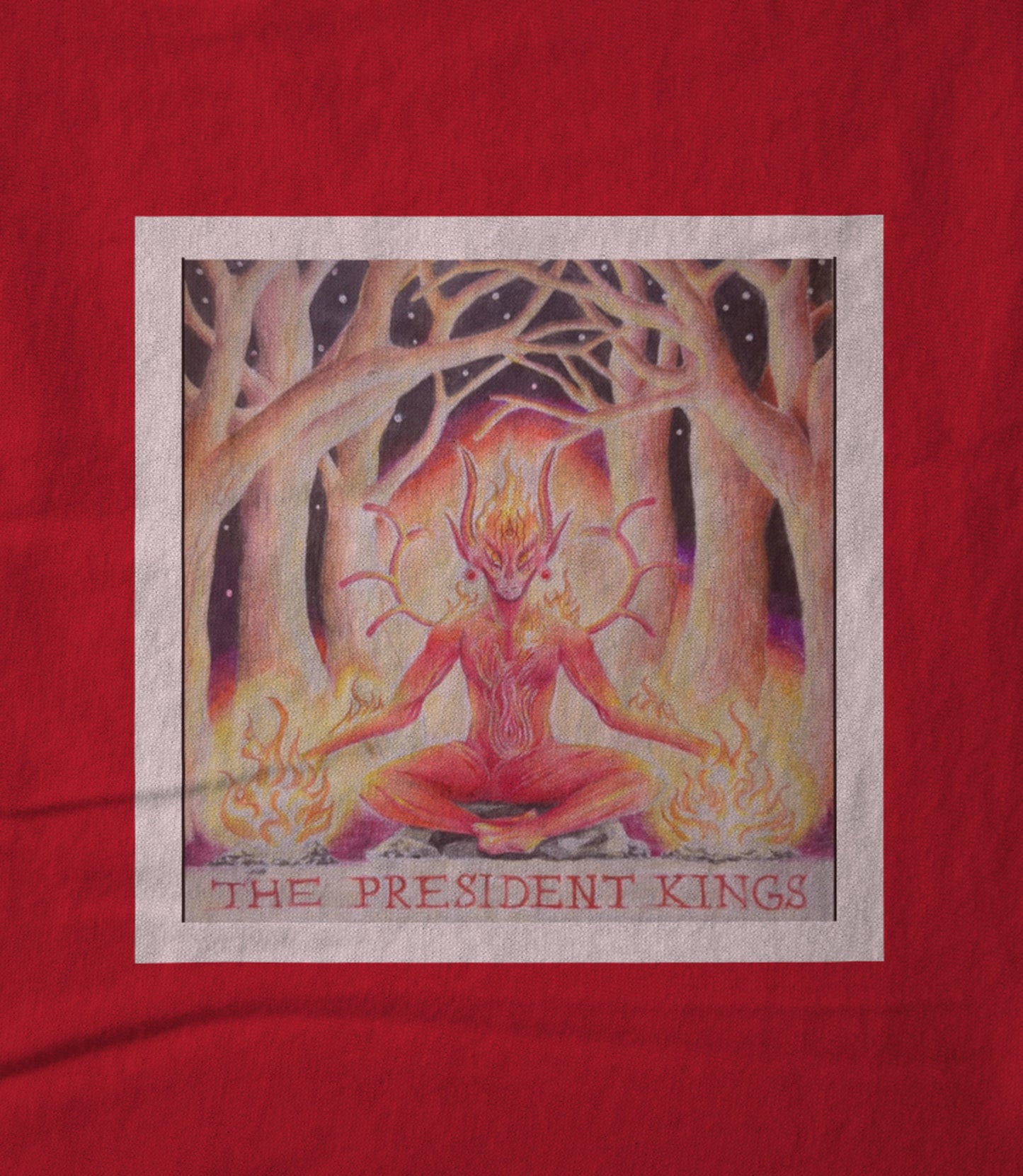 Red Fire Man Unisex T-shirt