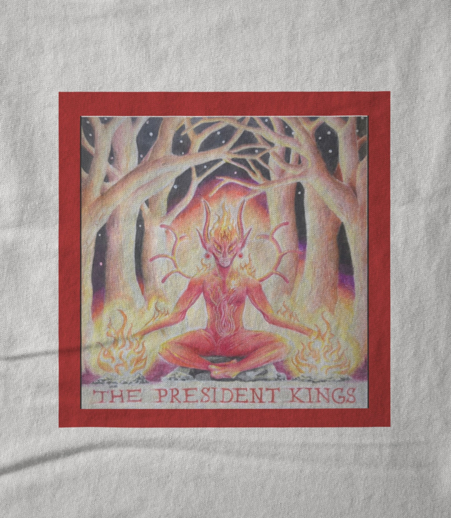 White Fire Man Women's T-shirt
