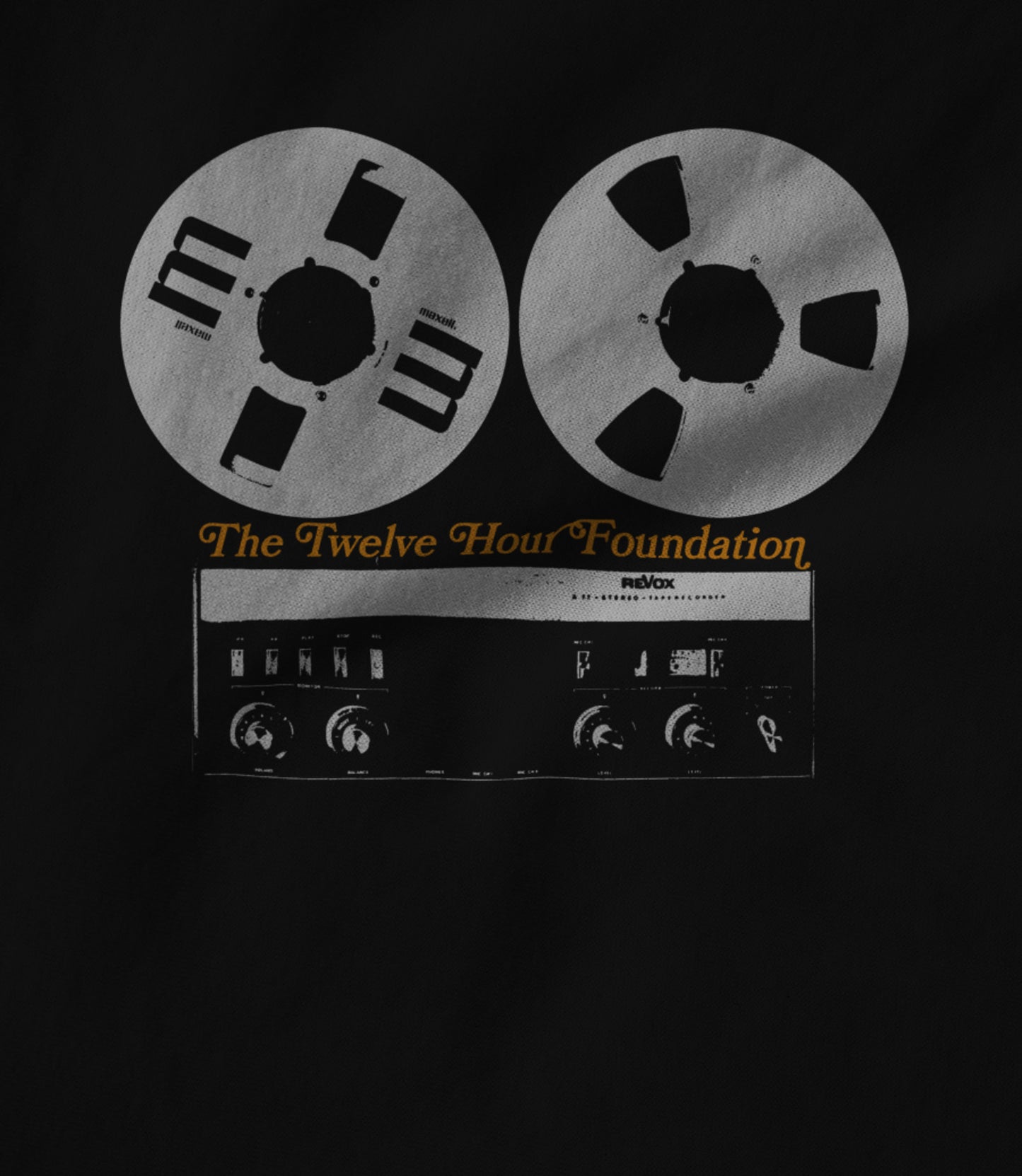 Tape recorder (black) Unisex T-shirt