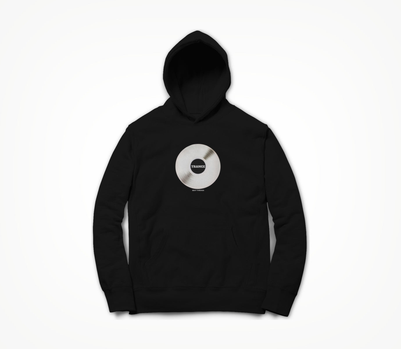 RECORD - TRANCE - BLACK Hoodie