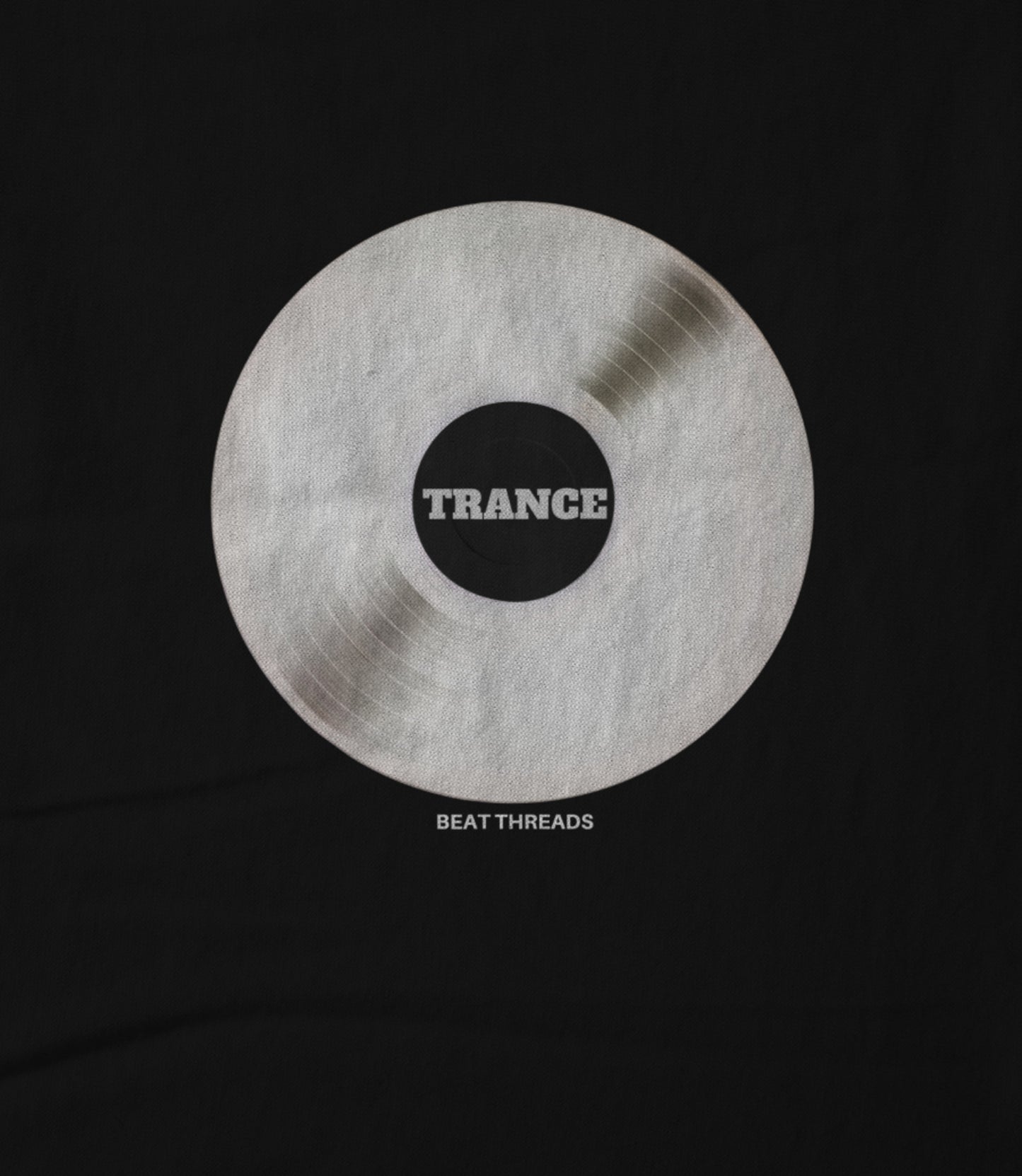 RECORD - TRANCE - BLACK Unisex T-shirt