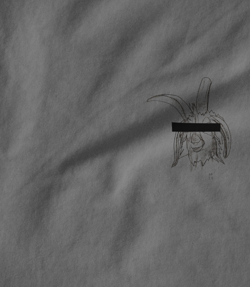 UVB-76 Small Crest Logo T-Shirt (Heather Grey)