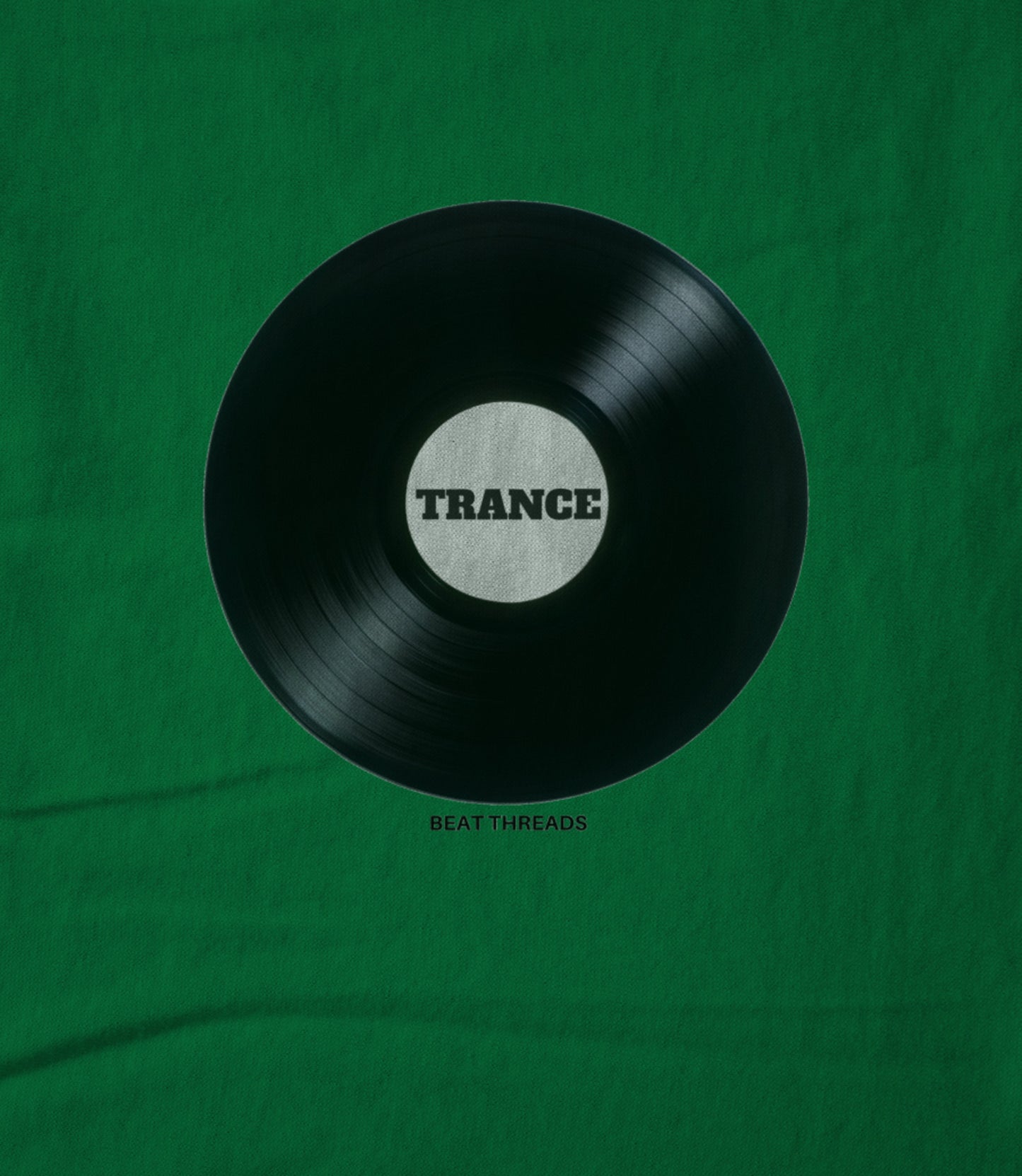 RECORD - TRANCE - GREEN Unisex T-shirt