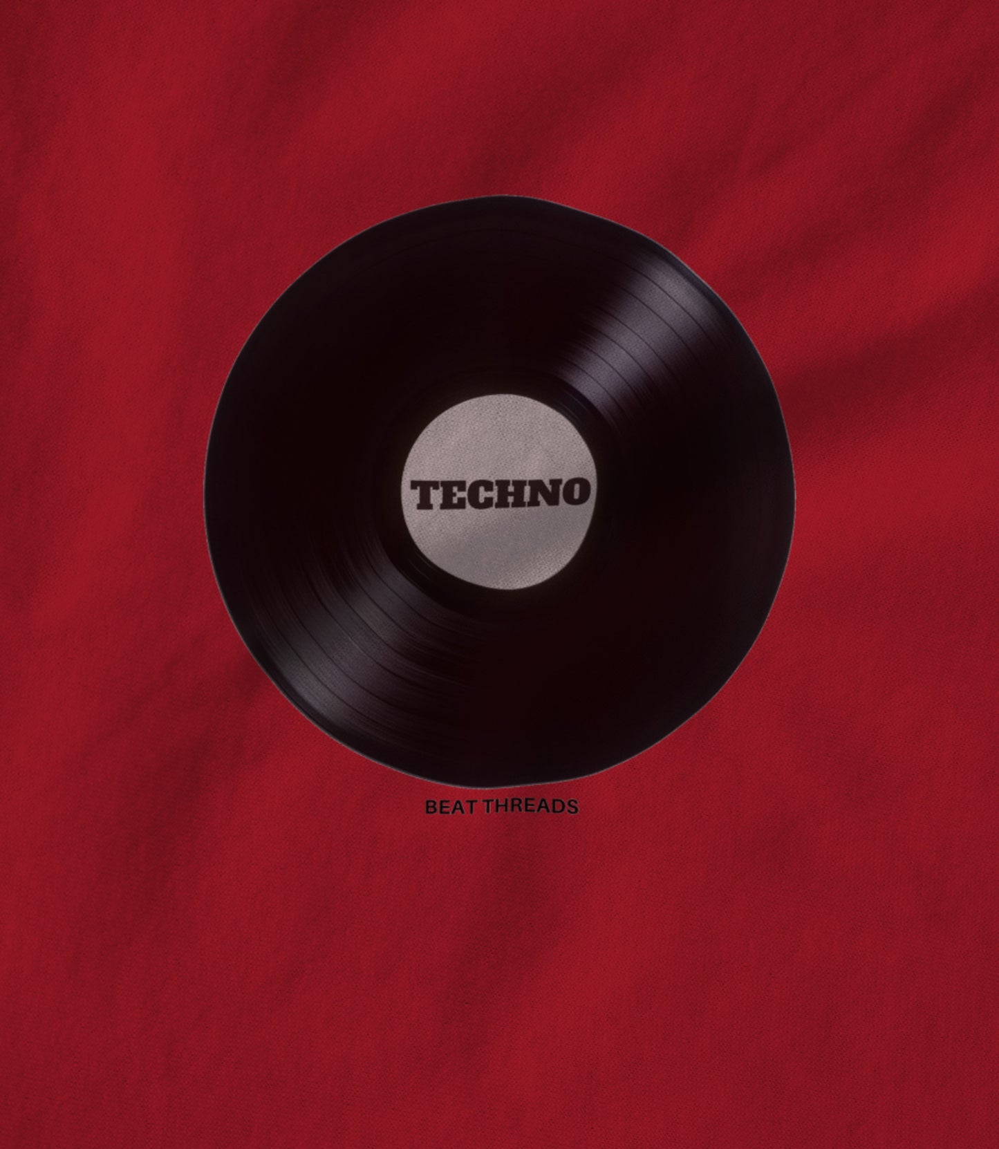 RECORD - TECHNO - RED Hoodie