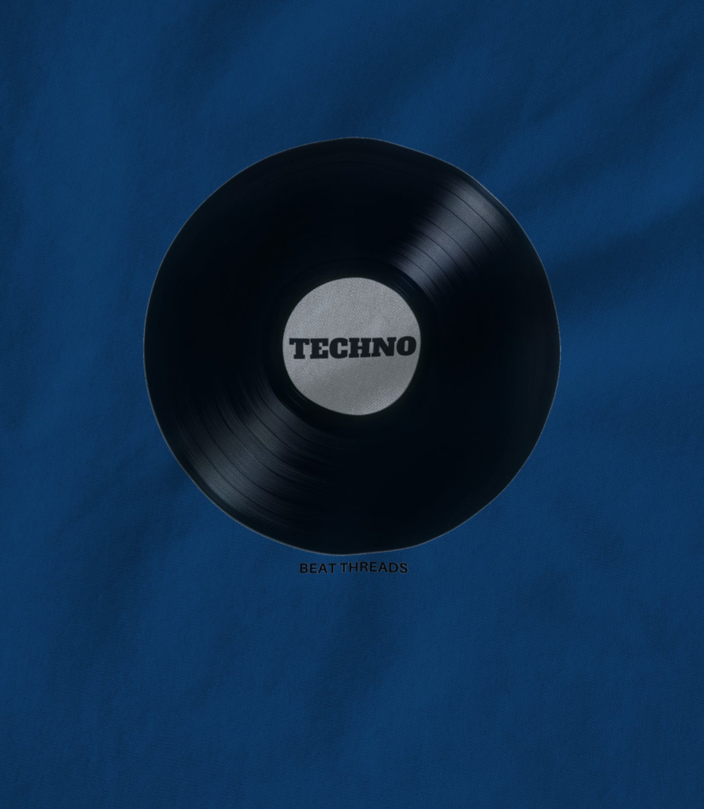 RECORD - TECHNO - BLUE Unisex T-shirt