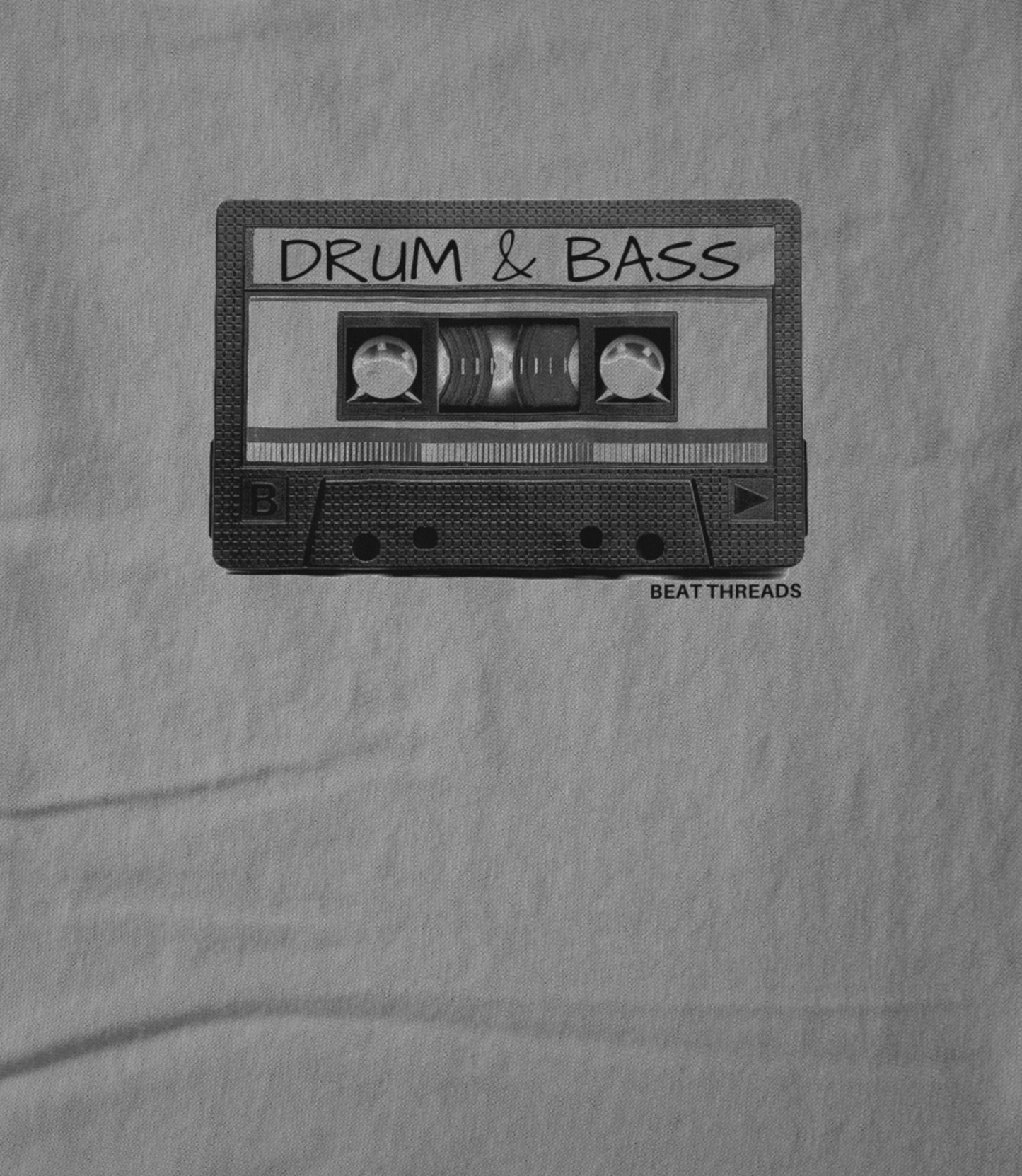Old School Mix Tape - DRUM & BASS- GREY Hoodie