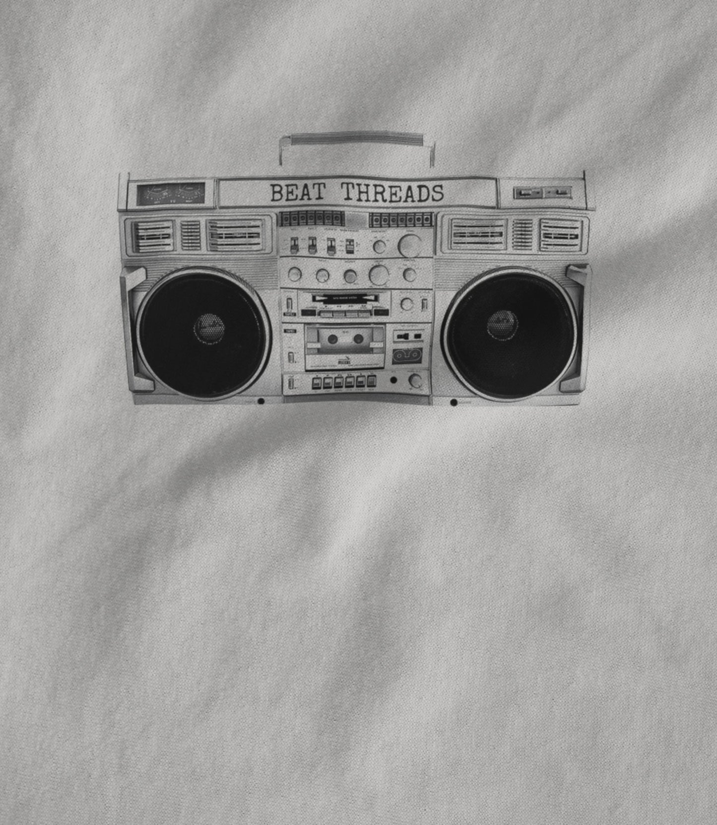 Old School Boombox - WHITE Women's T-shirt