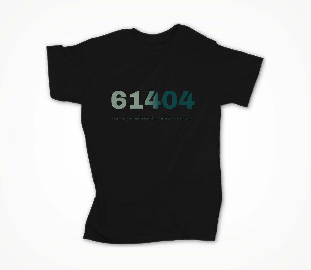 61404 - Black Unisex T-shirt