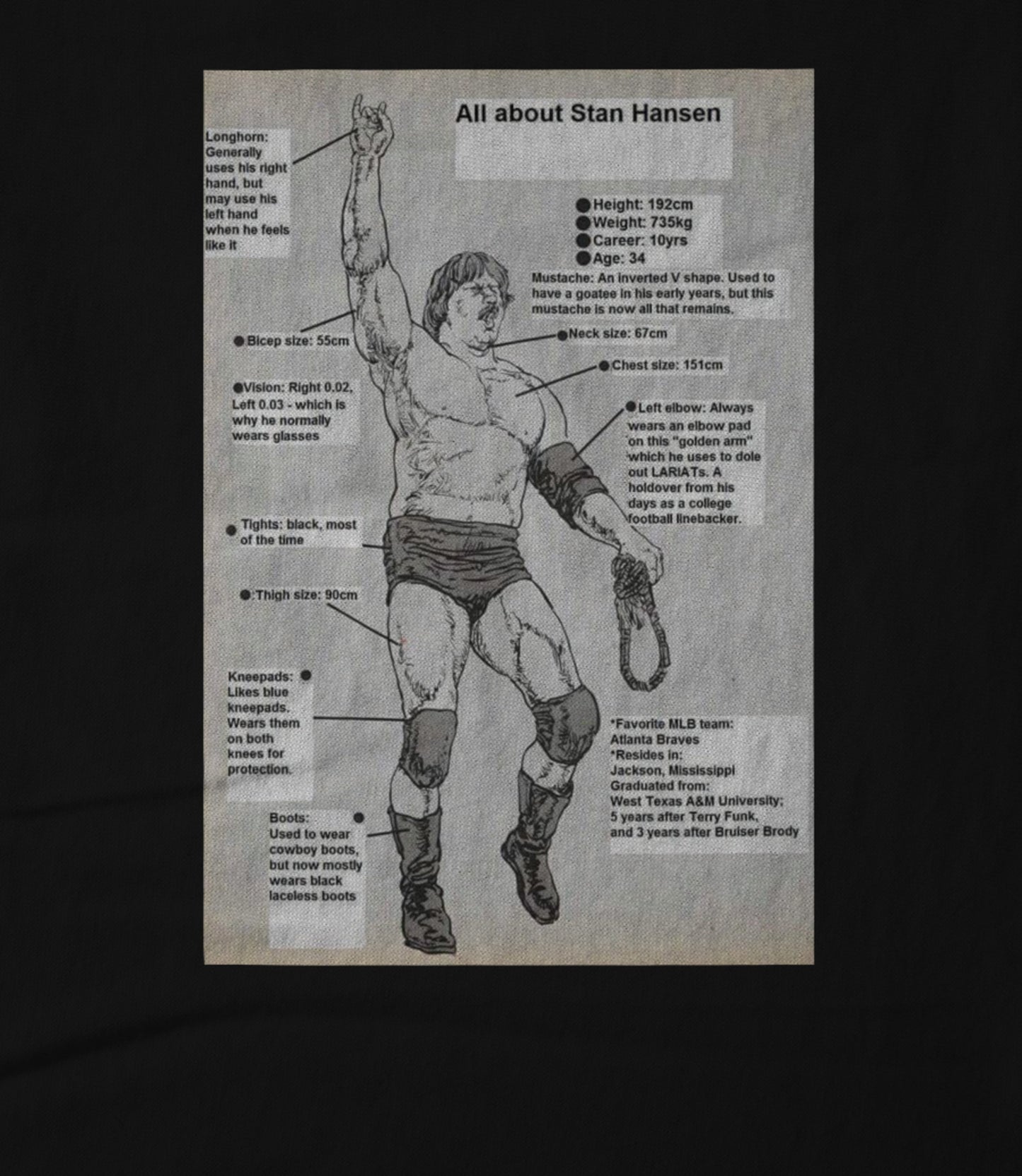 All About Stan Hansen Women's T-shirt
