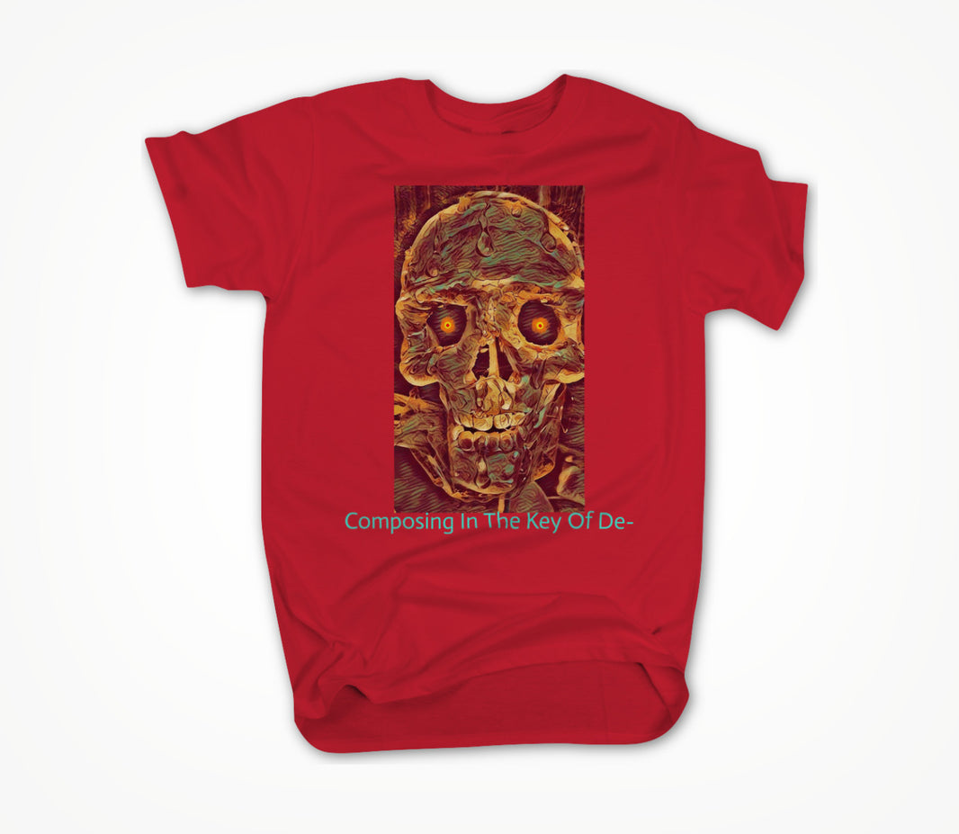 Composing In The Key Of De-. Unisex T-shirt