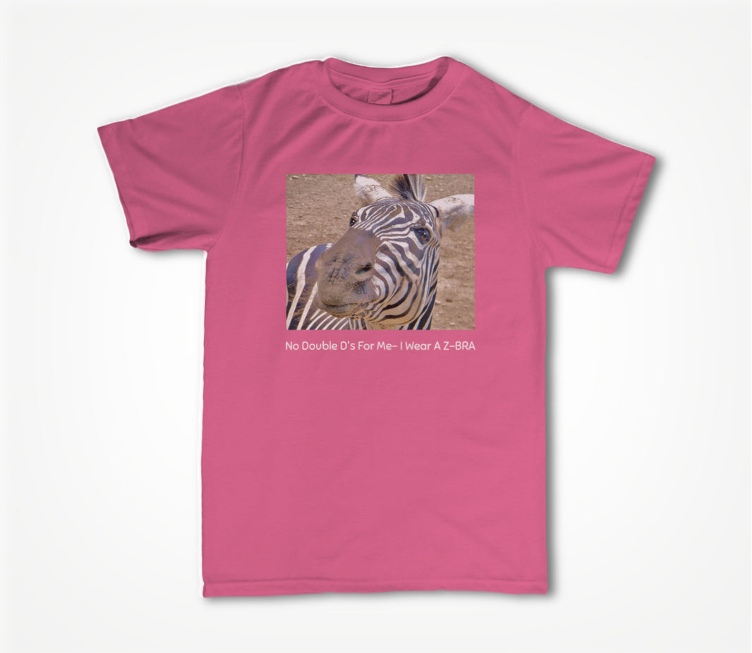 No Double D's for Me IWear A Z-bra! Unisex T-shirt