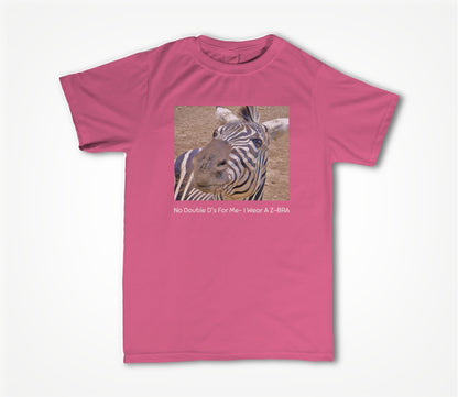No Double D's for Me IWear A Z-bra! Unisex T-shirt