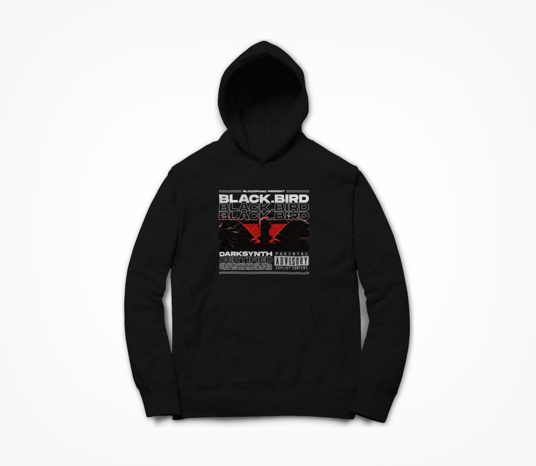 Black Bird Heavy - Black Hoodie