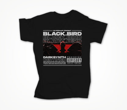 Black Bird Heavy - Black Unisex T-shirt