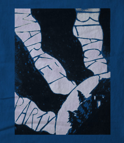 The blue Unisex T-shirt