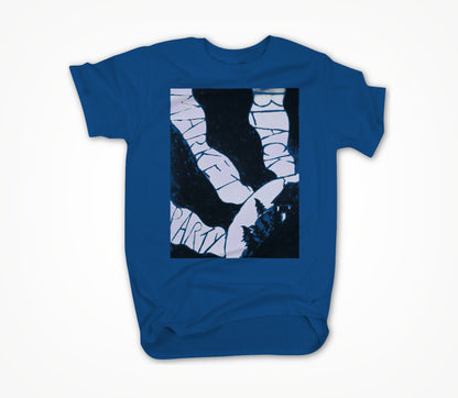 The blue Unisex T-shirt