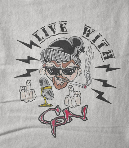 Live With CPN White Women's T-shirt