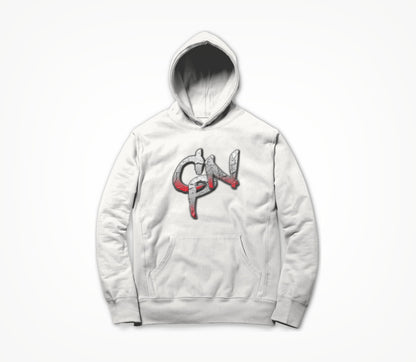 CPN Logo White Hoodie