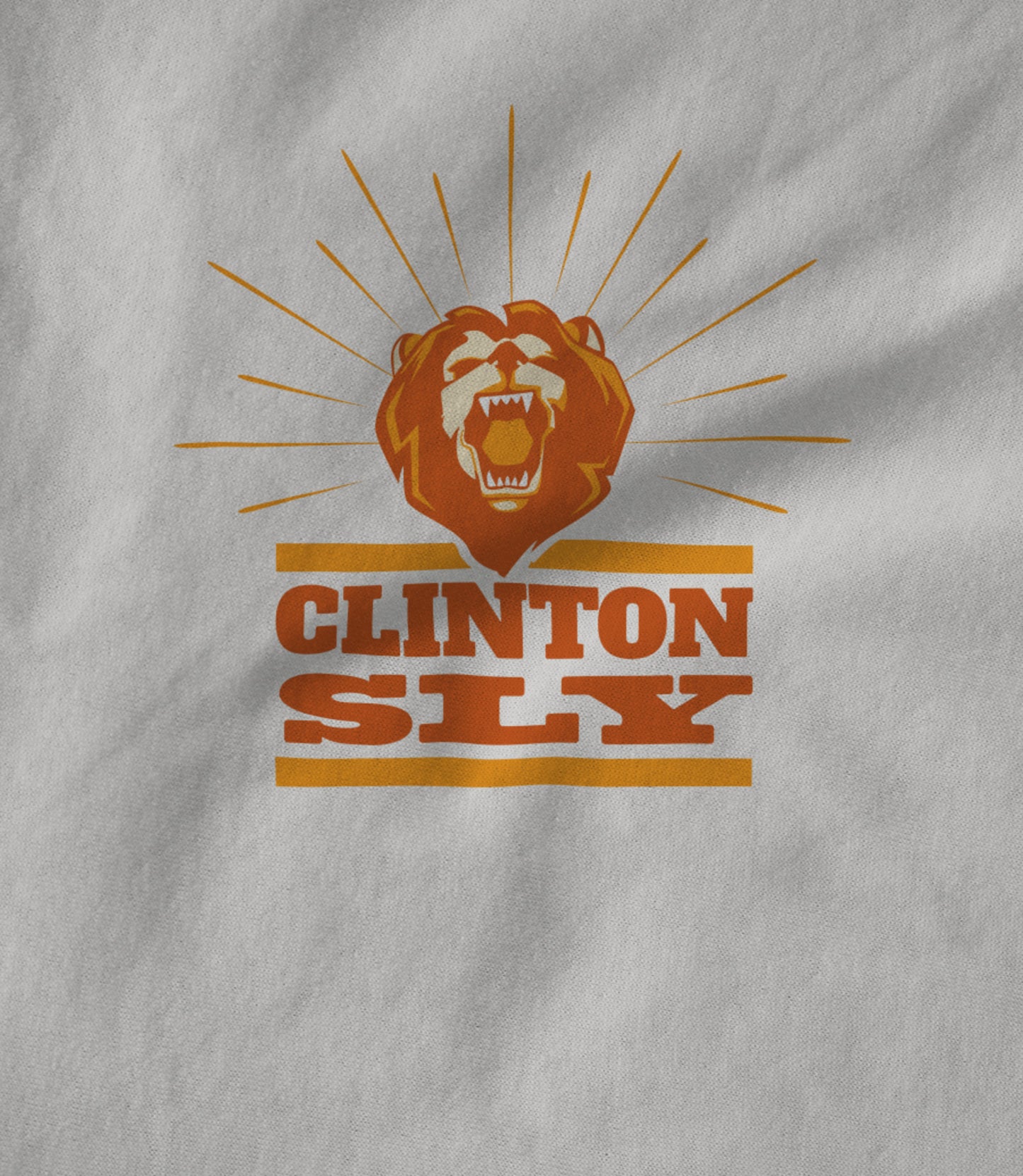 Clinton Lion (White) Unisex T-shirt