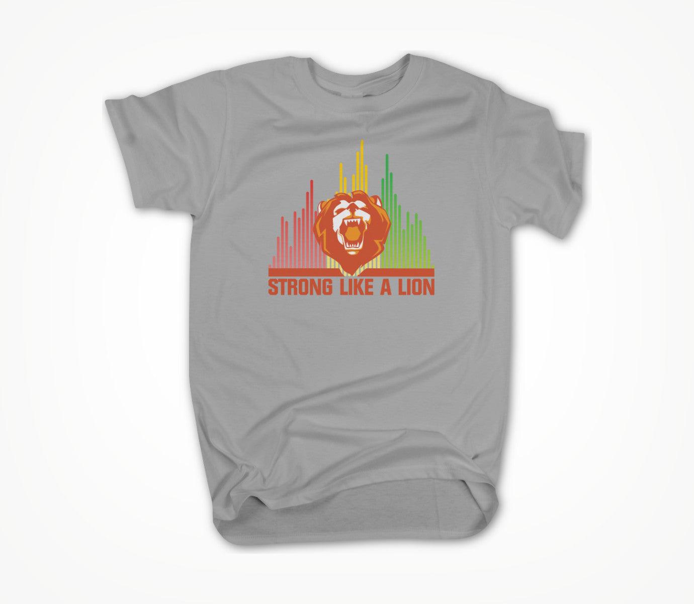 Strong Like A Lion (Grey) Unisex T-shirt