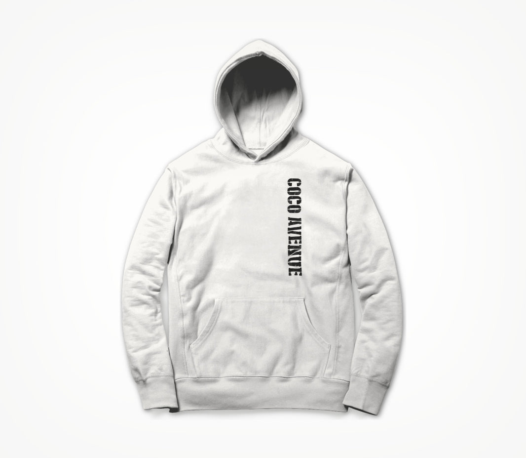 Coco Avenue (Black Side Logo) Hoodie