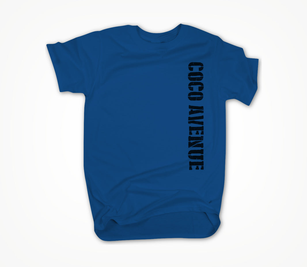 Coco Avenue (Black Side Logo) Unisex T-shirt