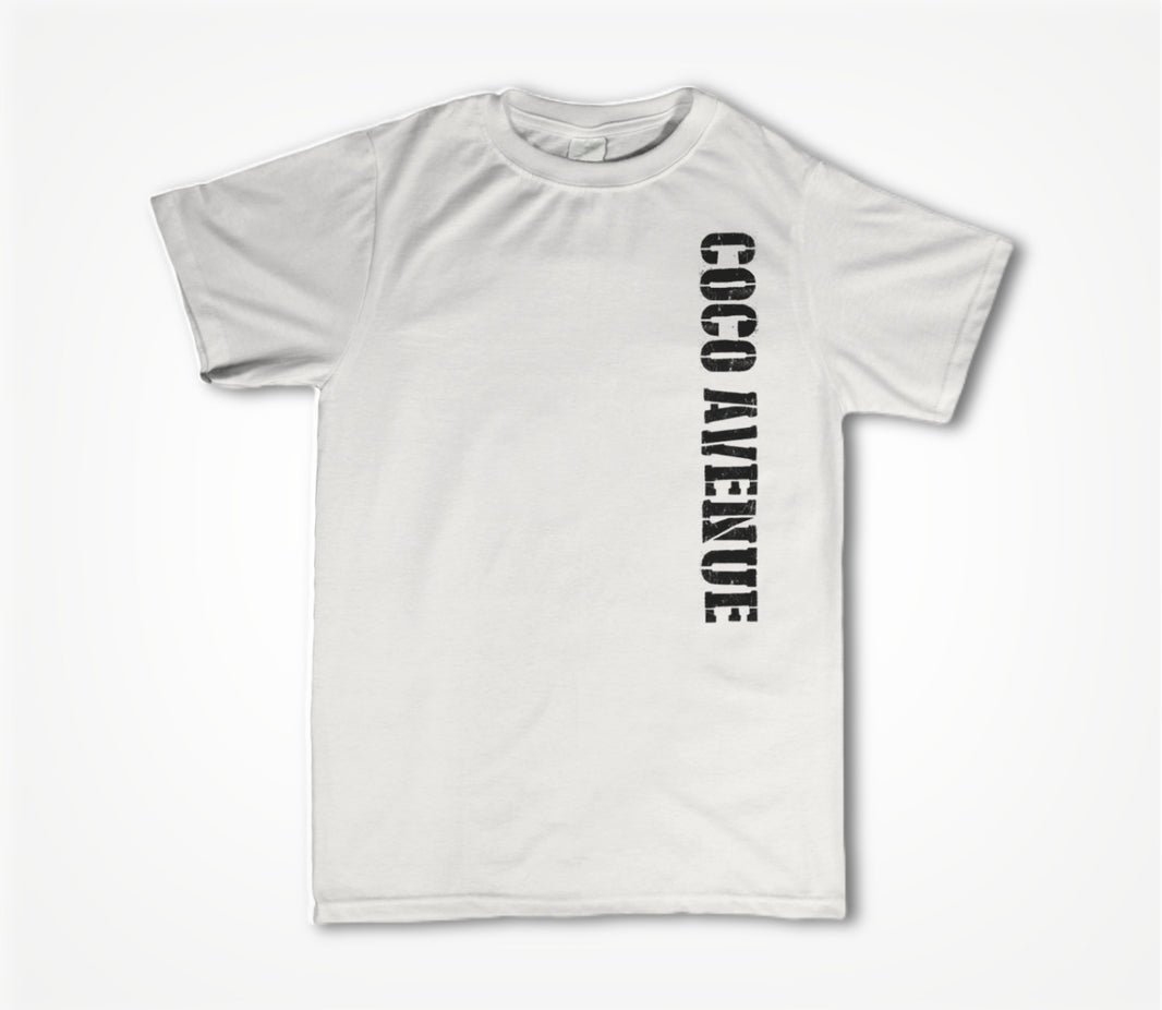 Coco Avenue (Black Side Logo) Unisex T-shirt