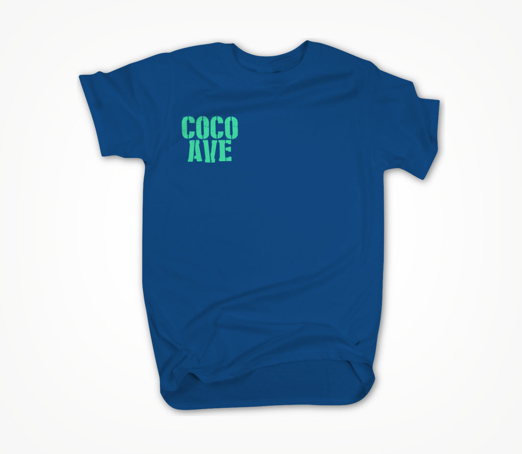 Coco Avenue (S-foam Green Logo) Unisex T-shirt