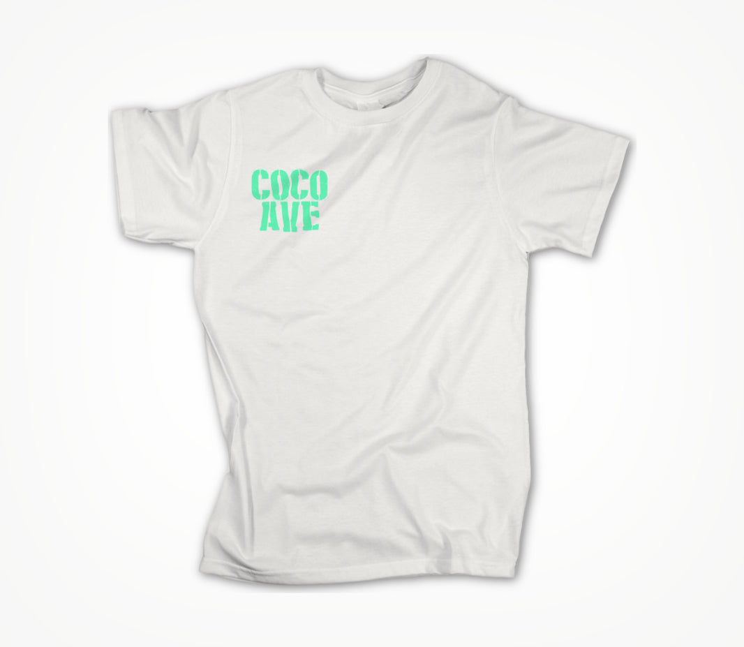 Coco Avenue (S-foam Green Logo) Unisex T-shirt