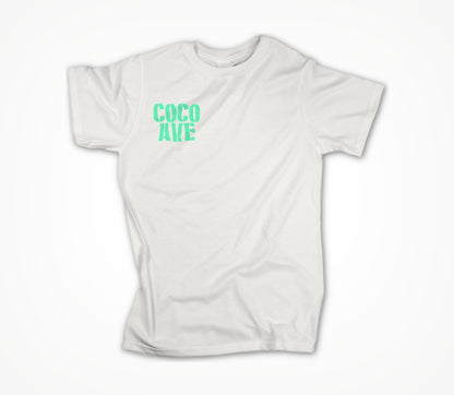 Coco Avenue (S-foam Green Logo) Unisex T-shirt